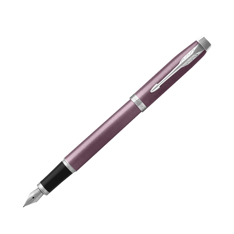 派克钢笔IM丁香紫白夹墨水笔